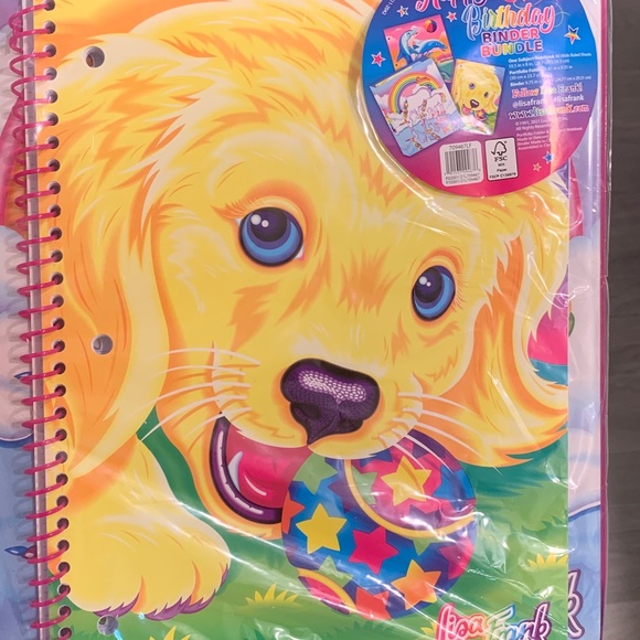 LISA FRANK 30th birthday binder bundle (NEW) - Picture 6 of 6